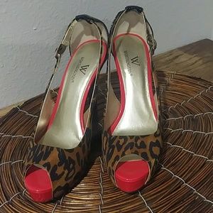 Leopard heels